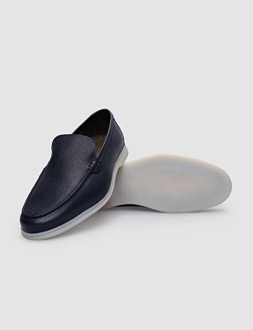 Cabani Ayakkabı Lacivert Erkek Deri Günlük Ayakkabı 121147 - Görsel 5