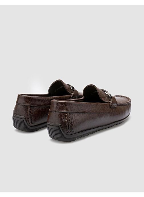 Cabani Ayakkabı Kahverengi Erkek Deri Loafer 123168 - Görsel 4