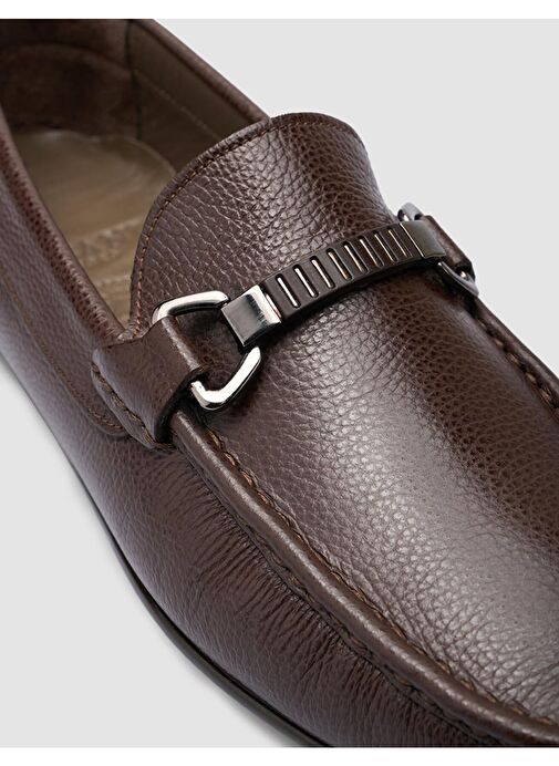 Cabani Ayakkabı Kahverengi Erkek Deri Loafer 123168 - Görsel 7