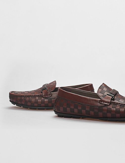 Cabani Ayakkabı Kahverengi Erkek Deri Loafer 123209 - Görsel 5