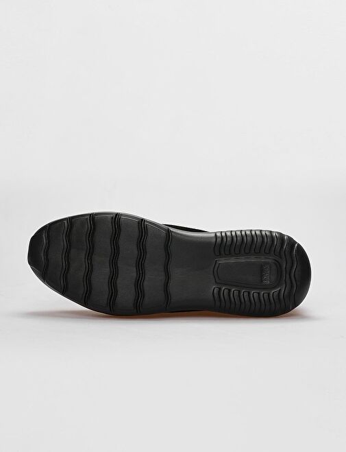 Hakiki Deri Siyah Bağcıklı Kürklü Erkek Günlük Bot - Görsel 5