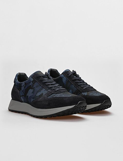 Cabani Ayakkabı Lacivert Erkek Süet Sneaker 29431 - Görsel 3