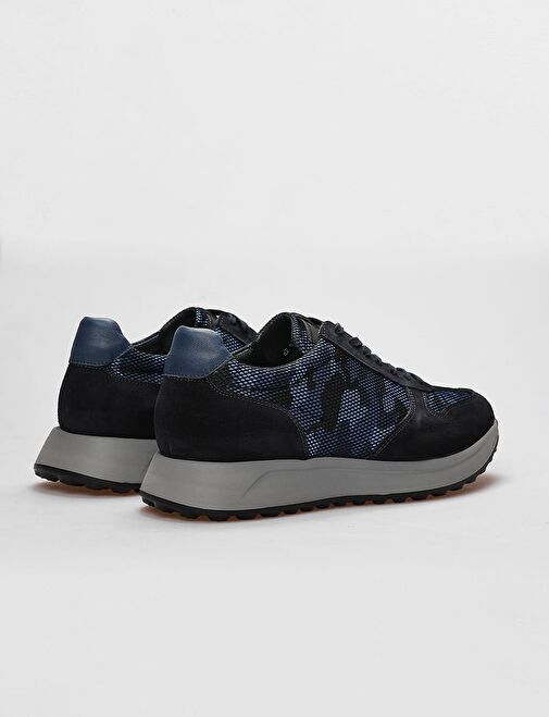 Cabani Ayakkabı Lacivert Erkek Süet Sneaker 29431 - Görsel 4