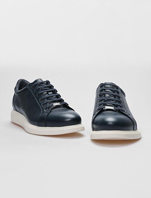 Cabani Ayakkabı Lacivert Erkek Deri Sneaker 123267 - Görsel 5