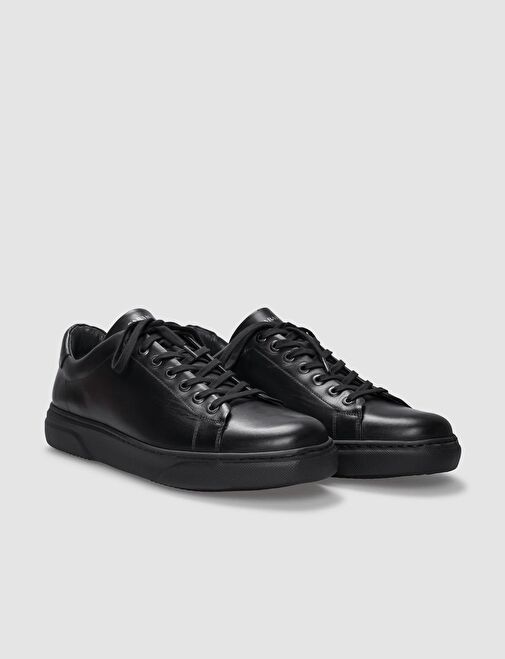 Cabani Ayakkabı Siyah Erkek Deri Sneaker 29549 - Görsel 3