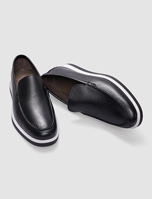 Cabani Ayakkabı Siyah Erkek Deri Günlük Ayakkabı 29802 - Görsel 5