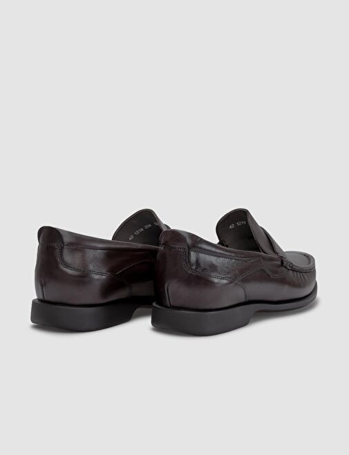 Cabani Ayakkabı Kahverengi Erkek Deri Loafer 29498 - Görsel 5