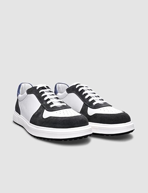 Cabani Ayakkabı Beyaz-Gri Erkek Sneaker 123974H - Görsel 3