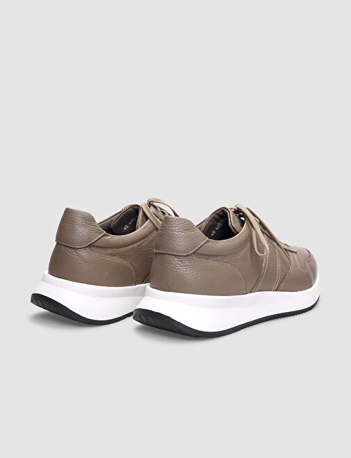 Cabani Ayakkabı Vizon Erkek Deri Sneaker 29778 - Görsel 4