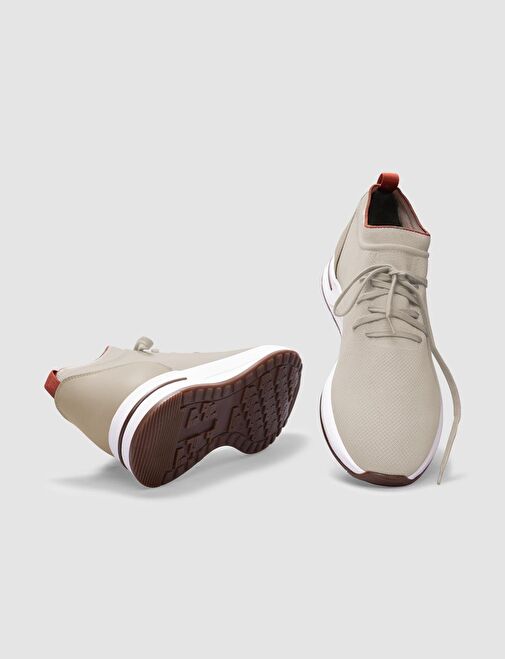 Cabani Ayakkabı Bej Erkek Sneaker 29587 - Görsel 5