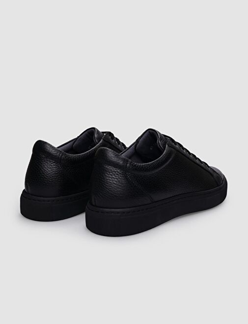 Cabani Ayakkabı Siyah Erkek Deri Sneaker 117680C - Görsel 4
