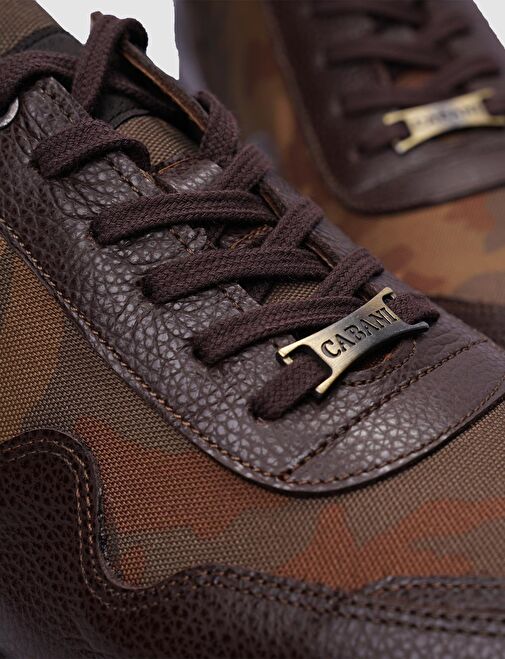 Cabani Ayakkabı Kahverengi Erkek Deri Sneaker 112940 - Görsel 5