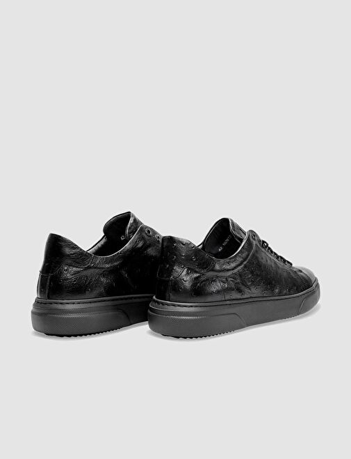 Cabani Ayakkabı Siyah Erkek Deri Sneaker 29713 - Görsel 5