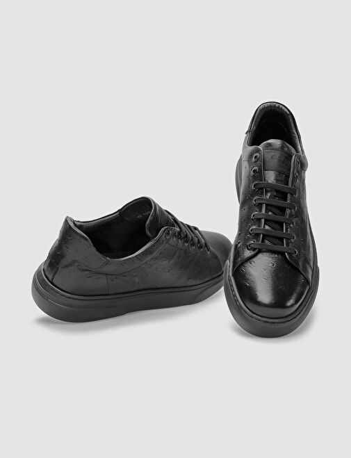 Cabani Ayakkabı Siyah Erkek Deri Sneaker 29713 - Görsel 6