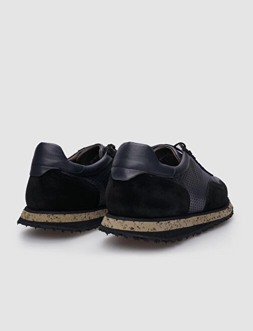 Cabani Ayakkabı Siyah-Lacivert Erkek Sneaker 124382 - Görsel 4