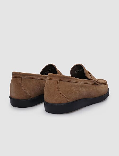 Cabani Ayakkabı Bej Erkek Deri Loafer 124469 - Görsel 4