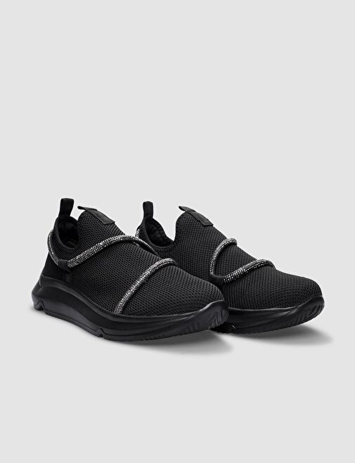 Cabani Ayakkabı Siyah Kadın Sneaker 124474 - Görsel 3