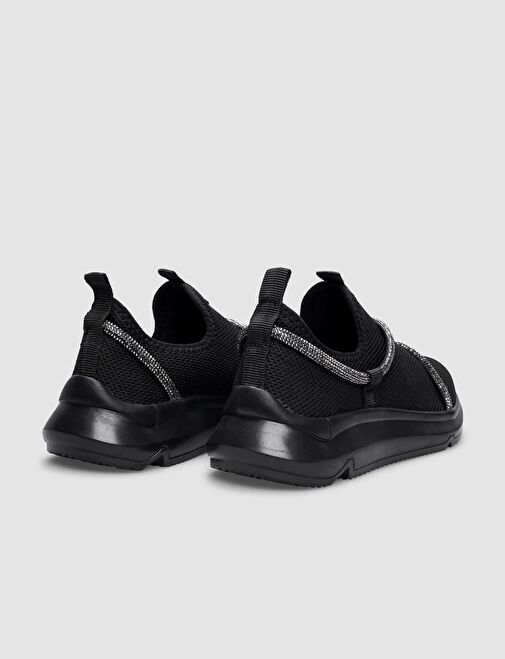 Cabani Ayakkabı Siyah Kadın Sneaker 124474 - Görsel 4