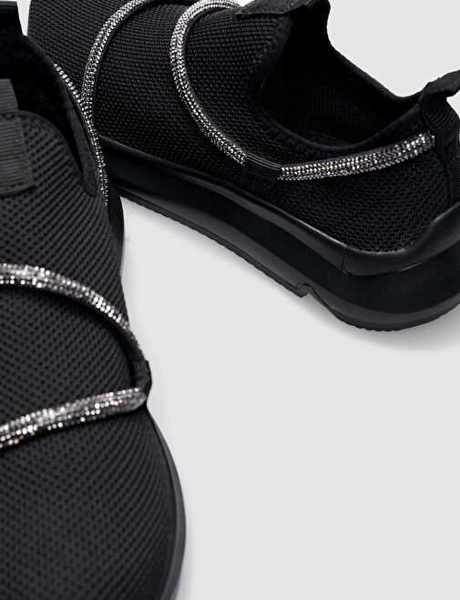 Cabani Ayakkabı Siyah Kadın Sneaker 124474 - Görsel 5