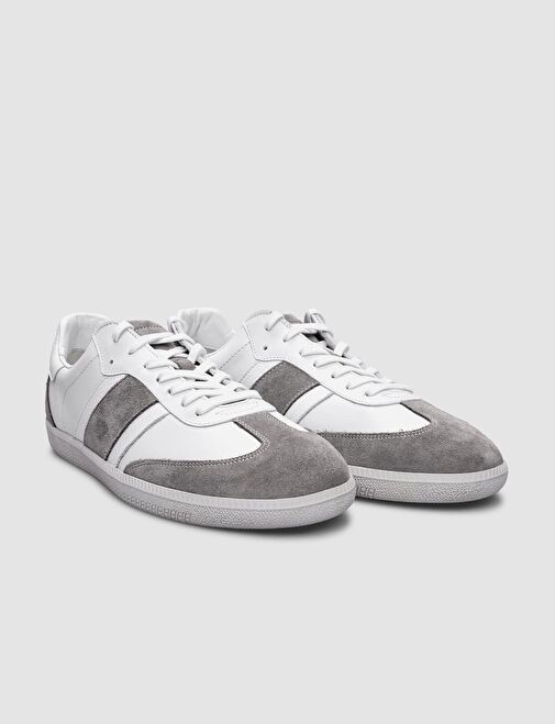 Cabani Ayakkabı Beyaz-Gri Erkek Sneaker 124490 - Görsel 3