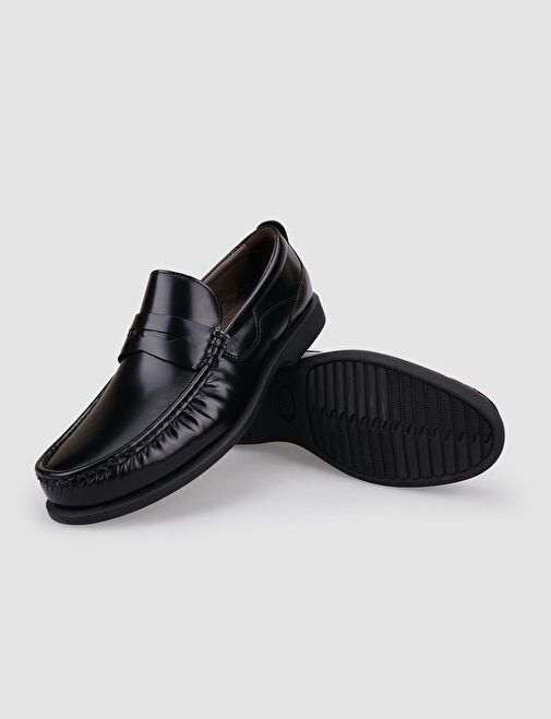 Cabani Ayakkabı Siyah Erkek Deri Günlük Ayakkabı 112909AC - Görsel 5