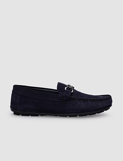 Cabani Ayakkabı Lacivert Erkek Süet Loafer 124503 - Görsel 2