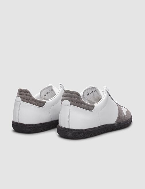 Cabani Ayakkabı Beyaz-Gri Kadın Sneaker 124515R - Görsel 4