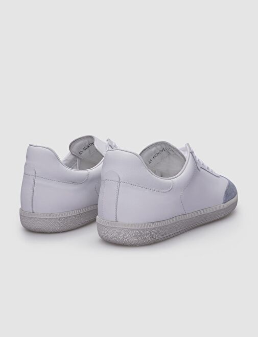 Cabani Ayakkabı Beyaz-Mavi Erkek Sneaker 124541 - Görsel 4