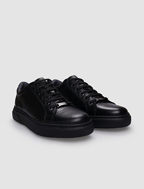 Cabani Ayakkabı Lacivert Erkek Deri Sneaker 112363 - Görsel 3