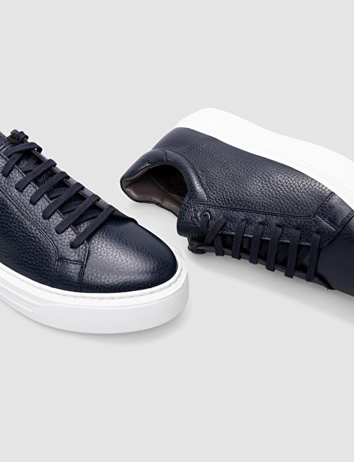 Cabani Ayakkabı Kahverengi Erkek Deri Sneaker 117791 - Görsel 5