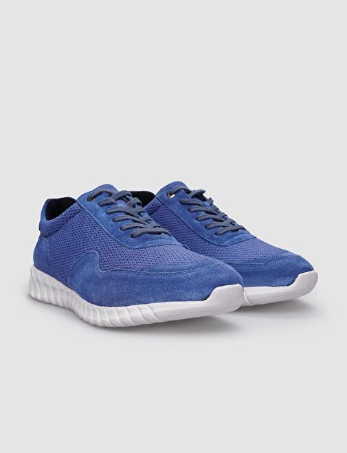 Cabani Ayakkabı Kırmızı Erkek Süet Sneaker 124600 - Görsel 3