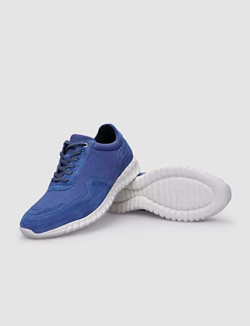 Cabani Ayakkabı Kırmızı Erkek Süet Sneaker 124600 - Görsel 5