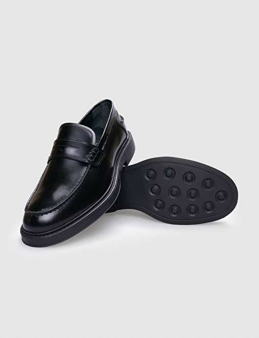 Cabani Ayakkabı Siyah Erkek Deri Günlük Ayakkabı 124608R - Görsel 5