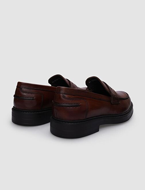 Cabani Ayakkabı Kahverengi Erkek Deri Günlük Ayakkabı 124608 - Görsel 4