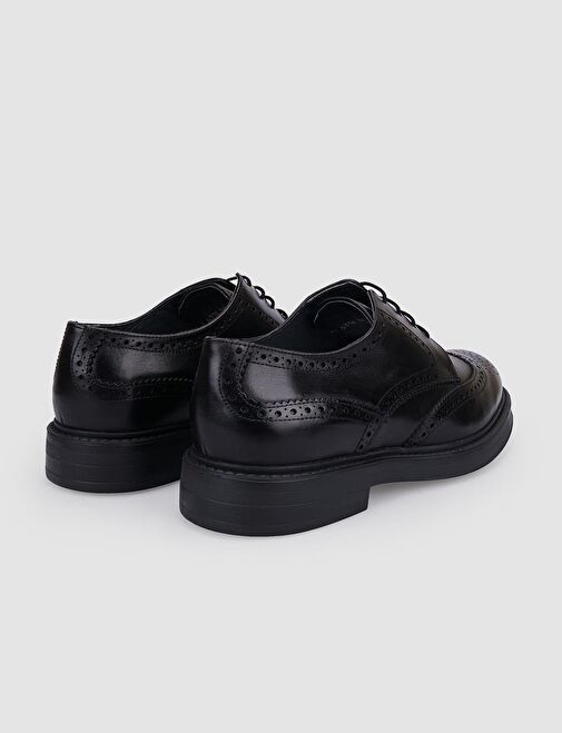 Cabani Ayakkabı Siyah Erkek Deri Günlük Ayakkabı 124609 - Görsel 4