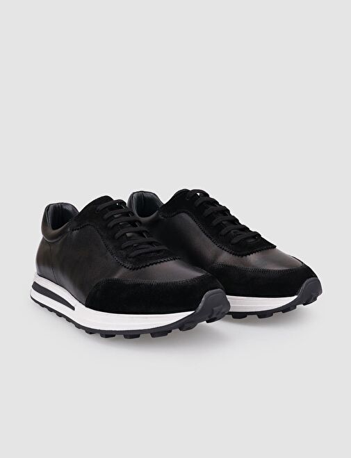 Cabani Ayakkabı Siyah Erkek Sneaker 124615 - Görsel 3