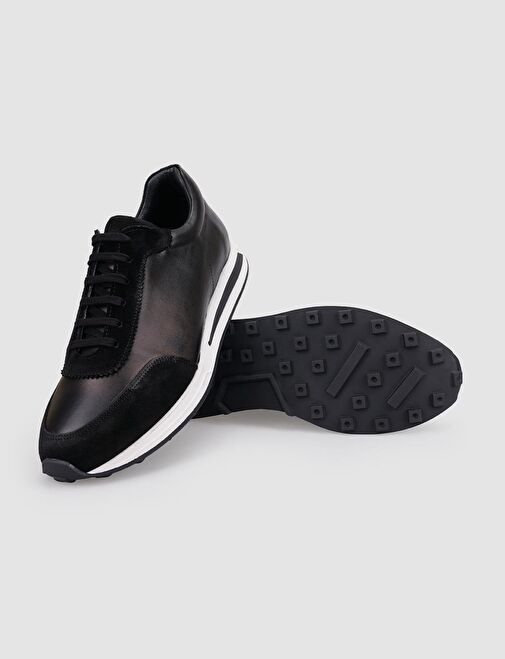 Cabani Ayakkabı Siyah Erkek Sneaker 124615 - Görsel 5