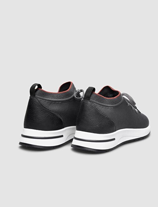 Triko Antrasit Bağcıklı Erkek Spor Ayakkabı - Görsel 4