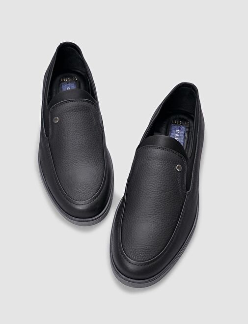 Cabani Ayakkabı Siyah Erkek Deri Günlük Ayakkabı 29866 - Görsel 5