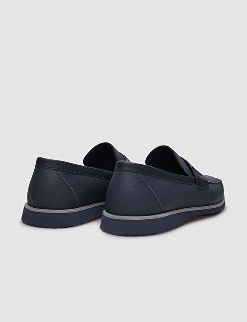 Cabani Ayakkabı Lacivert Erkek Deri Günlük Ayakkabı 29867 - Görsel 4