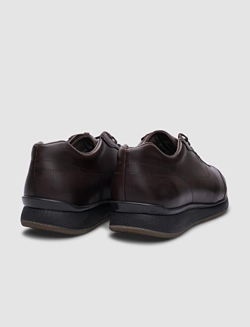 Cabani Ayakkabı Kahverengi Erkek Deri Sneaker 101398R - Görsel 4