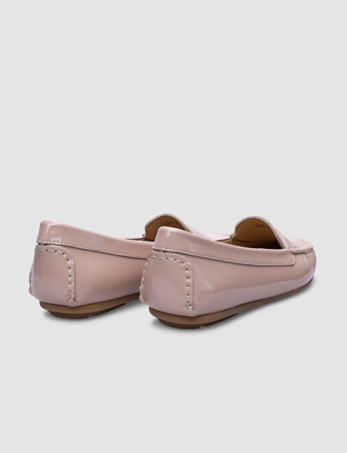 Cabani Ayakkabı Gri Kadın Rugan Loafer 124659 - Görsel 4