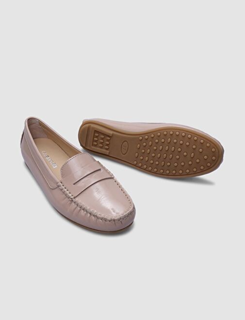 Cabani Ayakkabı Gri Kadın Rugan Loafer 124659 - Görsel 5