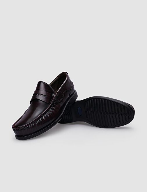 Cabani Ayakkabı Bordo Erkek Deri Günlük Ayakkabı 113286 - Görsel 5