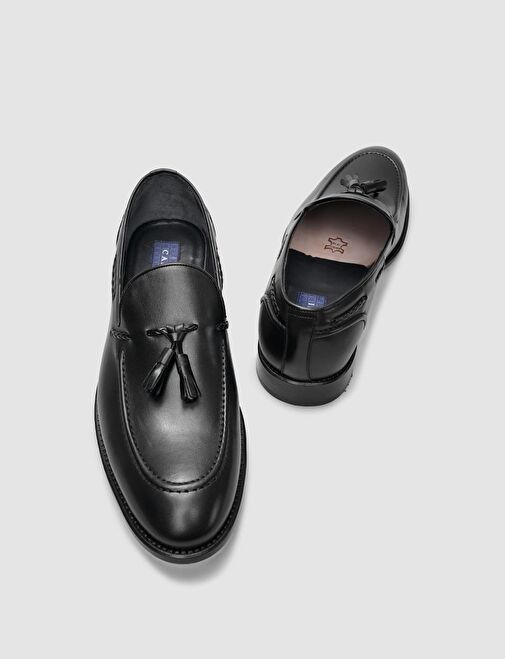 Cabani Ayakkabı Siyah Erkek Deri Klasik Ayakkabı 30071 - Görsel 5