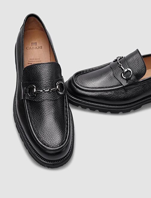 Cabani Ayakkabı Siyah Erkek Deri Günlük Ayakkabı 30015 - Görsel 5