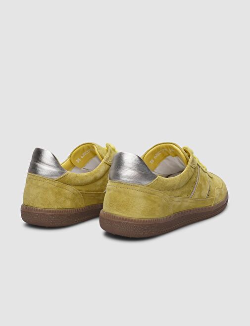 Cabani Ayakkabı Pembe Kadın Süet Sneaker 124688 - Görsel 4