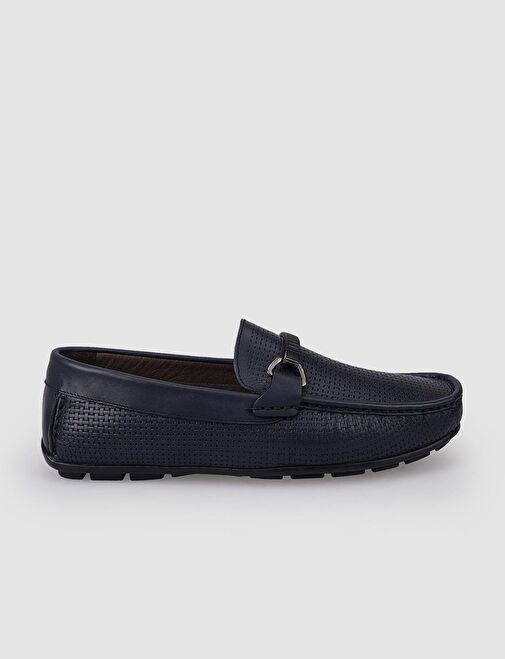 Cabani Ayakkabı Lacivert Erkek Deri Loafer 124699 - Görsel 2