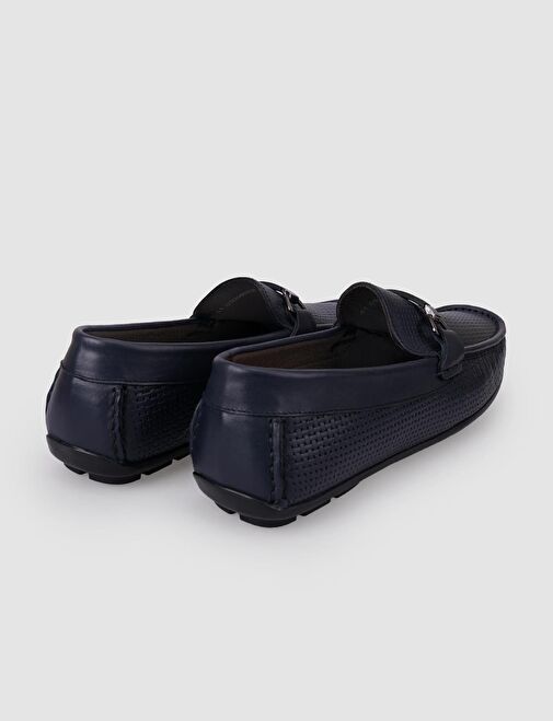 Cabani Ayakkabı Lacivert Erkek Deri Loafer 124699 - Görsel 4