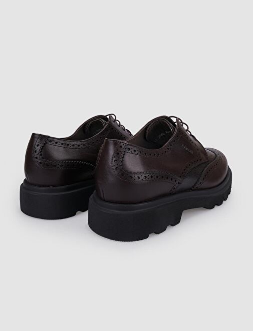 Cabani Ayakkabı Kahverengi Erkek Deri Günlük Ayakkabı 121356R - Görsel 4